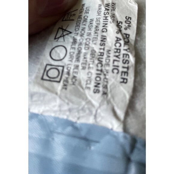 Vintage Barney Baby Blanket 59 X 42 Polyester Blend Satin Trim - Picture 6 of 11